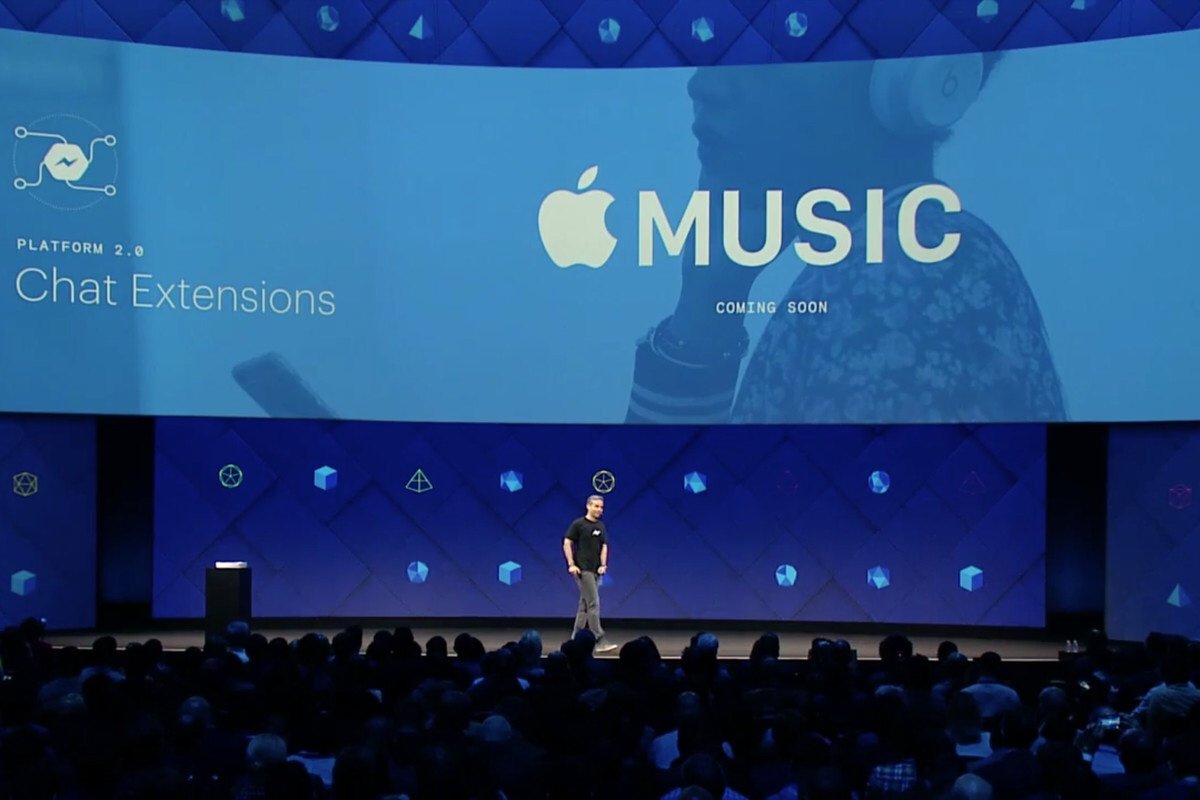 Apple Music su Facebook Messenger